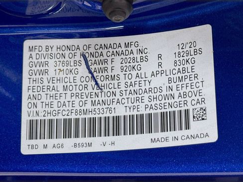 Used 2021 Honda Civic Sport image 38