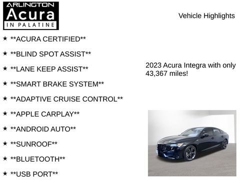 Used 2023 Acura Integra A-Spec FWD image 7