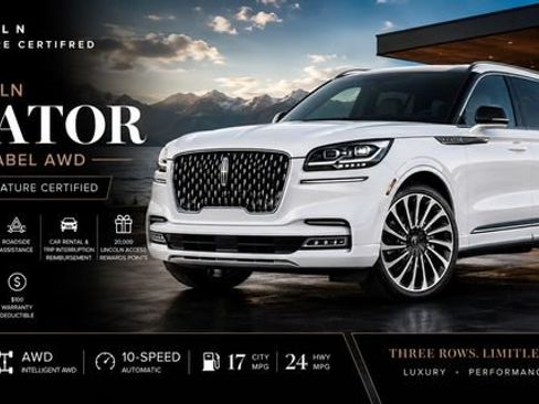 Certified 2023 Lincoln Aviator Black Label w/ Dynamic Handling Package AWD/4WD image 3