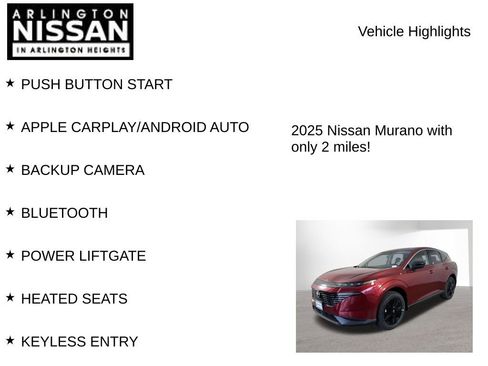 New 2025 Nissan Murano SV image 8