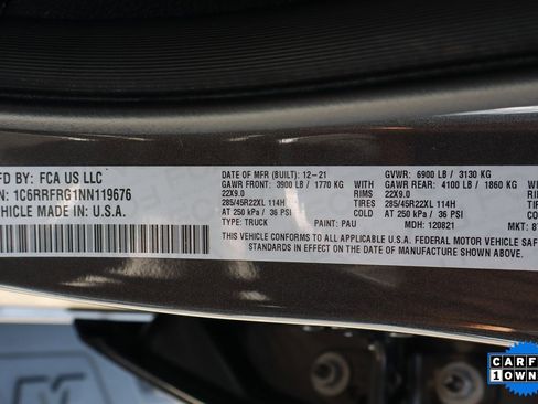 Used 2022 RAM 1500 Laramie image 49