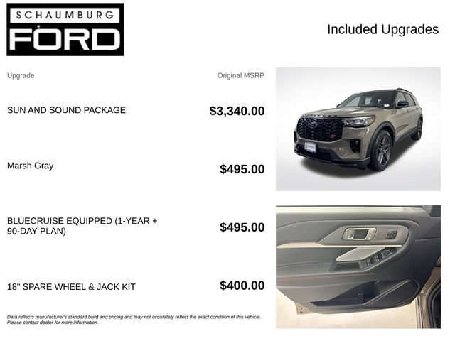 Used 2026 Ford Explorer ST w/ Sun And Sound Package AWD/4WD image 4