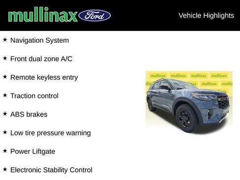 New 2026 Ford Explorer Tremor w/ Tremor Convenience Package image 15