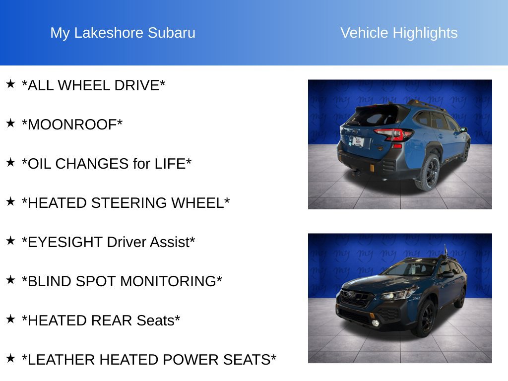 Certified 2024 Subaru Outback Wilderness w/ Wilderness Package AWD/4WD image 6