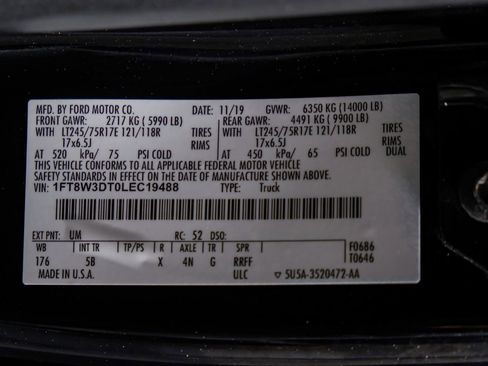 Used 2020 Ford F350 Lariat w/ Lariat Ultimate Package image 59