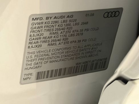 New 2026 Audi Q3 quattro 2.0T AWD/4WD image 19