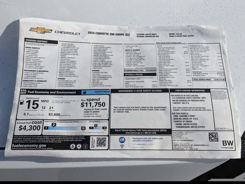 Used 2024 Chevrolet Corvette Z06 image 36