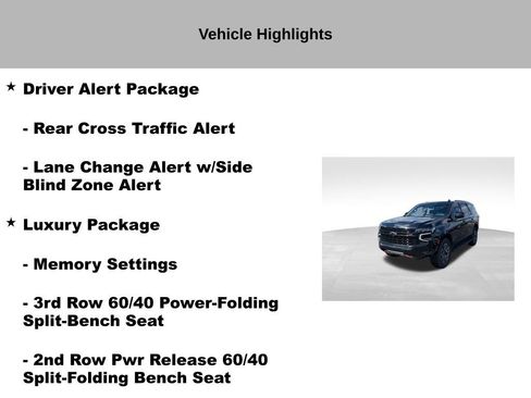 Used 2024 Chevrolet Tahoe Z71 w/ Off-Road Capability Package image 17