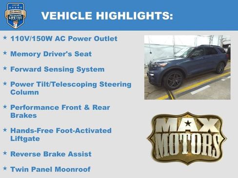 Used 2021 Ford Explorer ST w/ Equipment Group 401A AWD/4WD image 12