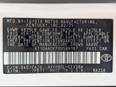 Used 2025 Toyota Camry SE image 27