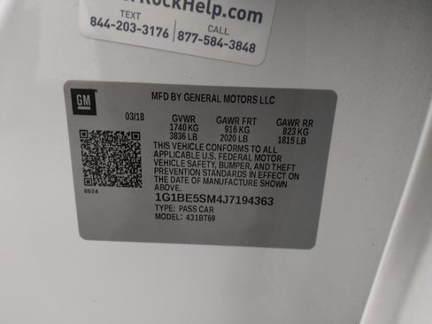 Used 2018 Chevrolet Cruze LT FWD image 33