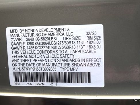 Certified 2026 Honda Passport TrailSport image 25