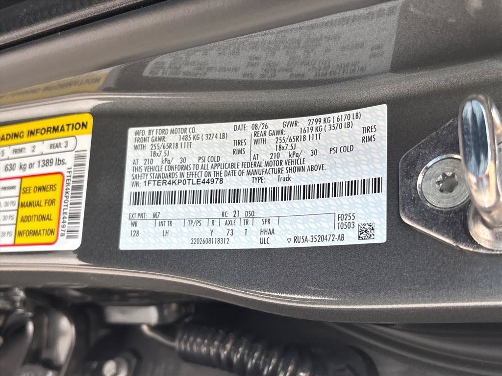 New 2026 Ford Ranger Lariat AWD/4WD image 30