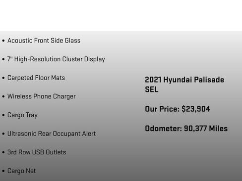 Used 2021 Hyundai Palisade SEL w/ Premium Package AWD/4WD image 36