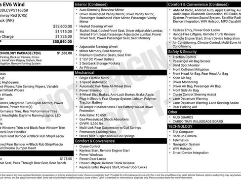 Certified 2023 Kia EV6 Wind w/ Wind Technology Package image 18