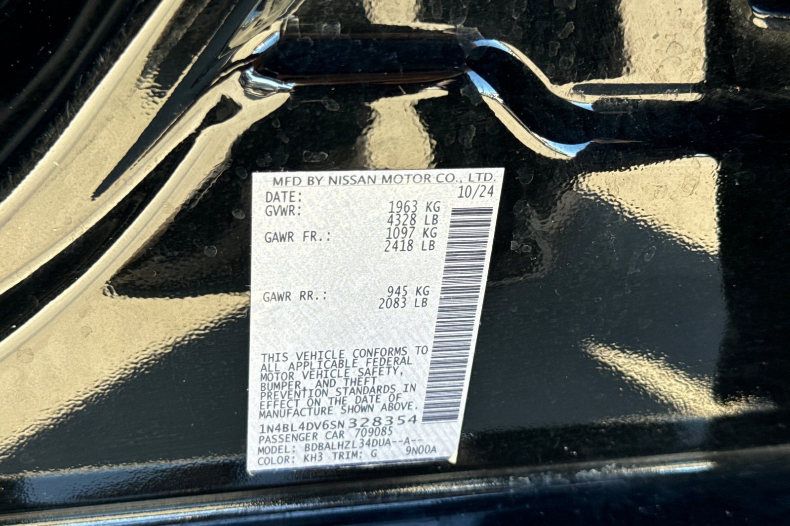 Used 2025 Nissan Altima 2.5 SV FWD image 24