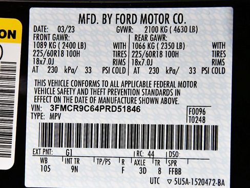 Used 2023 Ford Bronco Sport Outer Banks AWD/4WD image 15