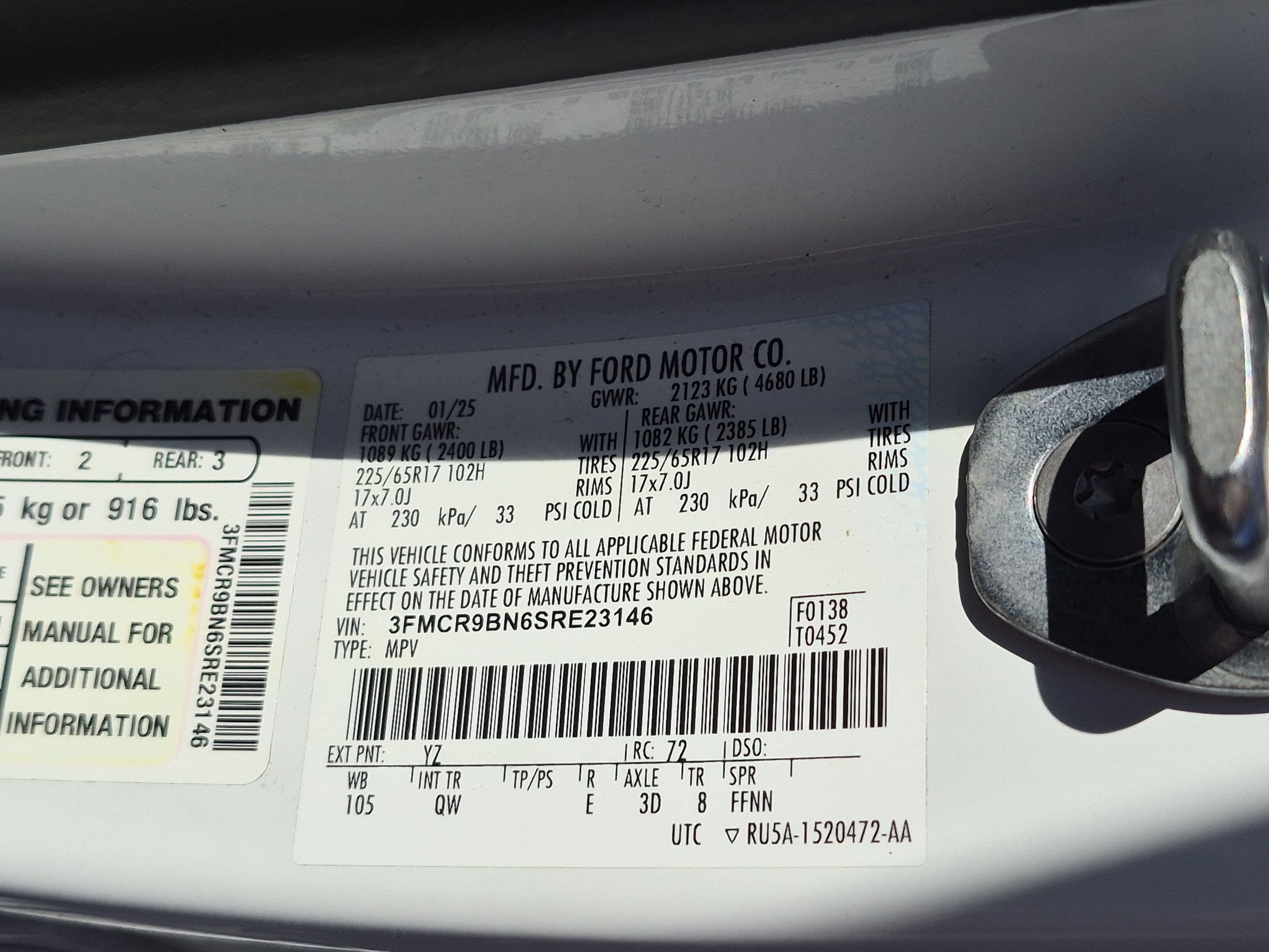 Used 2025 Ford Bronco Sport Big Bend AWD/4WD image 35