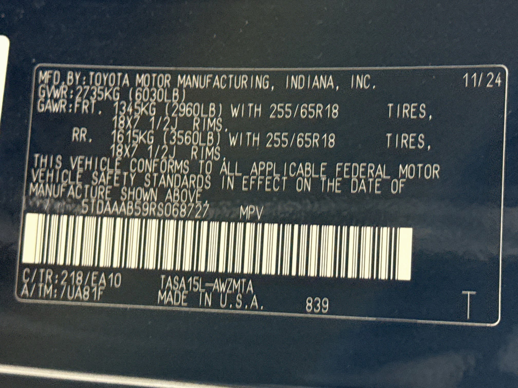 Used 2024 Toyota Grand Highlander AWD image 34