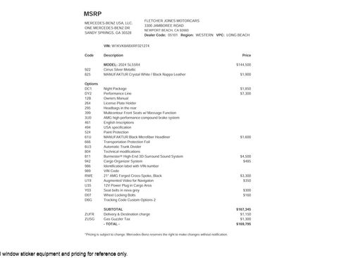 Certified 2024 Mercedes-Benz SL 55 AMG 4MATIC image 2