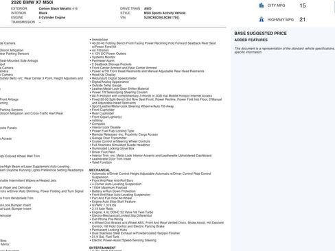 Used 2020 BMW X7 M50i w/ Dynamic Handling Package image 5