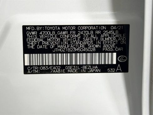 Used 2021 Lexus IS 350 F Sport w/ Navigation Package RWD image 34