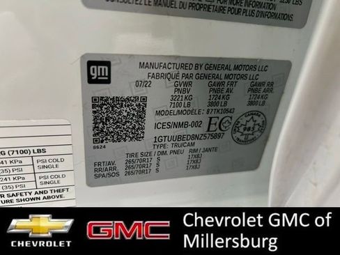 Used 2022 GMC Sierra 1500 SLE AWD/4WD image 27