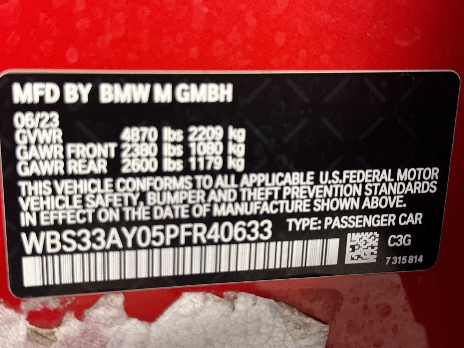 Used 2023 BMW M3 Competition RWD image 42