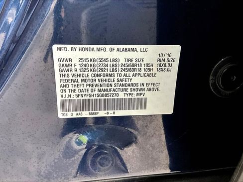 Used 2016 Honda Pilot LX image 16