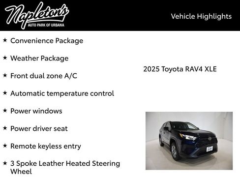 New 2025 Toyota RAV4 XLE image 15