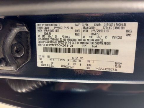 Used 2016 Ford F150 Lariat w/ Equipment Group 502A Luxury image 19