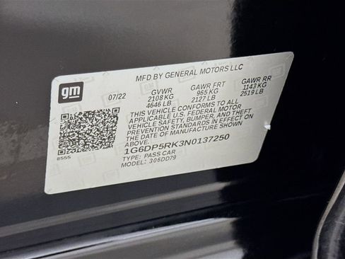 Used 2022 Cadillac CT5 Sport w/ Climate Package RWD image 31