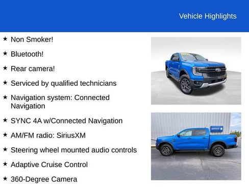 Used 2024 Ford Ranger XLT AWD/4WD image 2