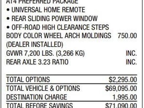 Certified 2025 GMC Sierra 1500 AT4 w/ AT4 Premium Package AWD/4WD image 2