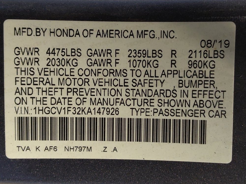 Used 2019 Honda Accord Sport image 33