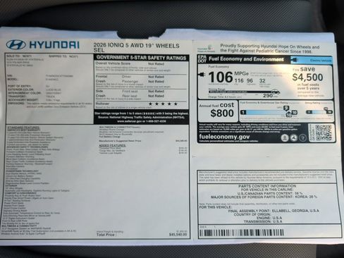 New 2026 Hyundai Ioniq 5 SEL image 33