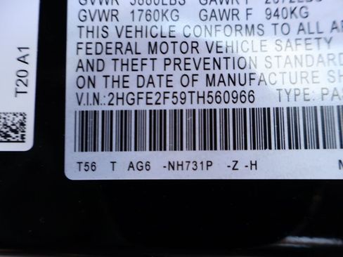 New 2026 Honda Civic Sport image 32