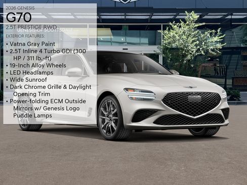 New 2026 Genesis G70 2.5T Prestige RWD image 3