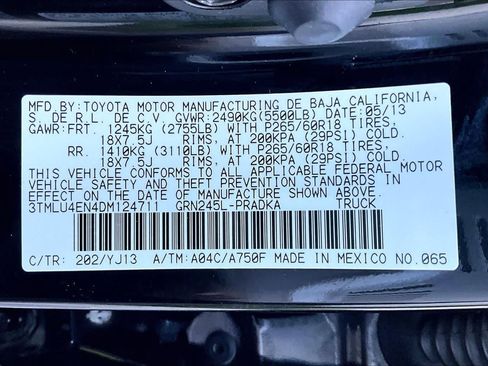 Used 2013 Toyota Tacoma 4x4 Double Cab w/ Limited Pkg image 37
