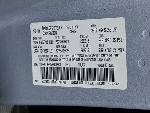 Used 2005 Dodge Ram 1500 Truck SLT RWD image 12