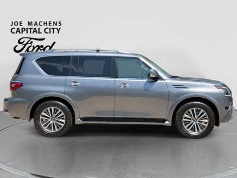 Used 2021 Nissan Armada SL w/ Captain's Chairs Package AWD/4WD image 3