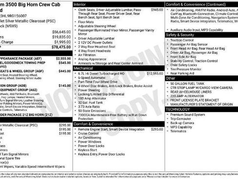 Used 2024 RAM 3500 Big Horn w/ Sport Appearance Package AWD/4WD image 34