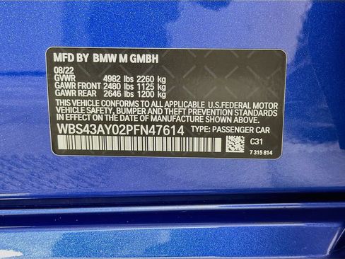 Used 2023 BMW M3 Competition w/ Executive Package AWD/4WD image 34