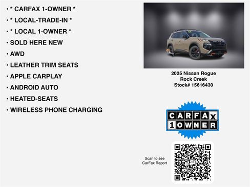 Used 2025 Nissan Rogue SV w/ Rock Creek Premium Package image 7