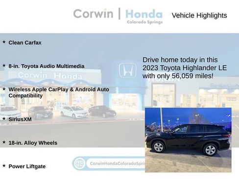 Used 2023 Toyota Highlander LE image 6
