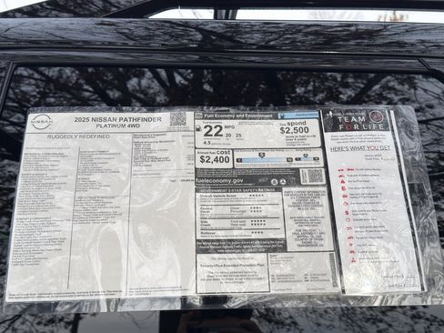 New 2025 Nissan Pathfinder Platinum w/ Cargo Package image 12