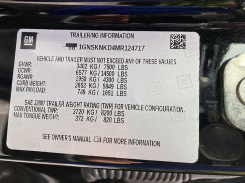 Used 2021 Chevrolet Tahoe LT w/ LT Signature Package AWD/4WD image 40