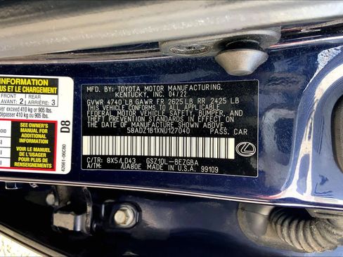 Used 2022 Lexus ES 350 w/ Premium Package image 36