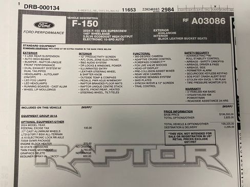 Used 2024 Ford F150 Raptor image 38