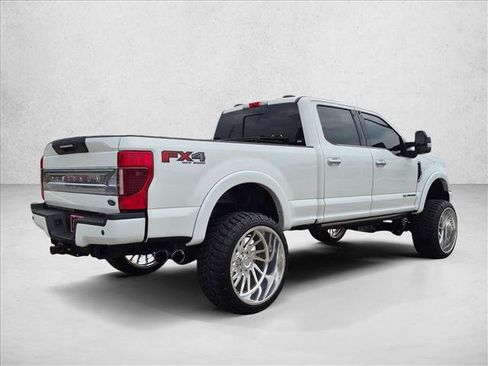 Used 2021 Ford F350 Platinum w/ FX4 Off-Road Package AWD/4WD image 8